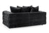 Elena Sofa Slate 3 Seater Back View